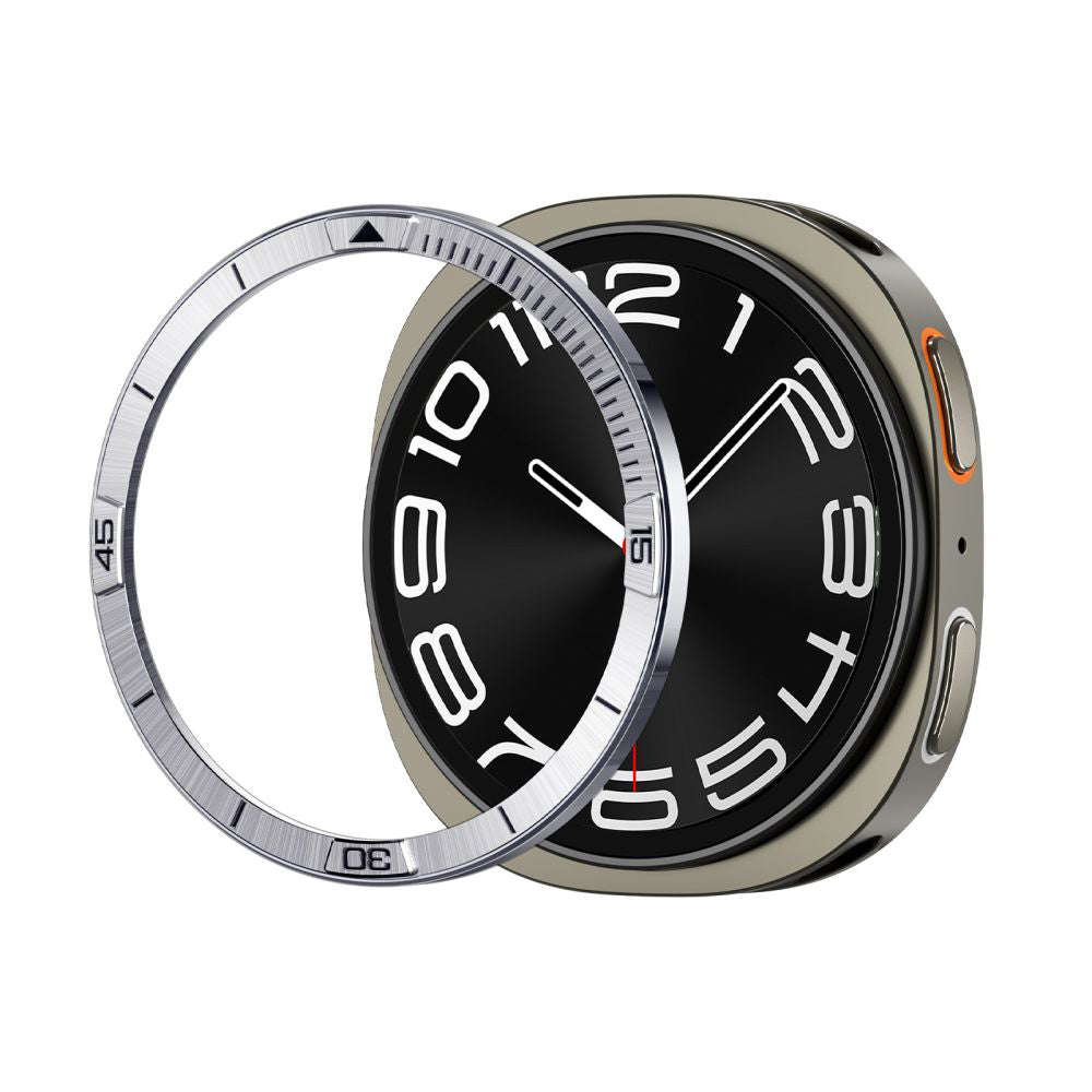 Spigen Tune Pilot védőkeret Samsung Galaxy Watch8 44mm-hez, ezüst ACS10009