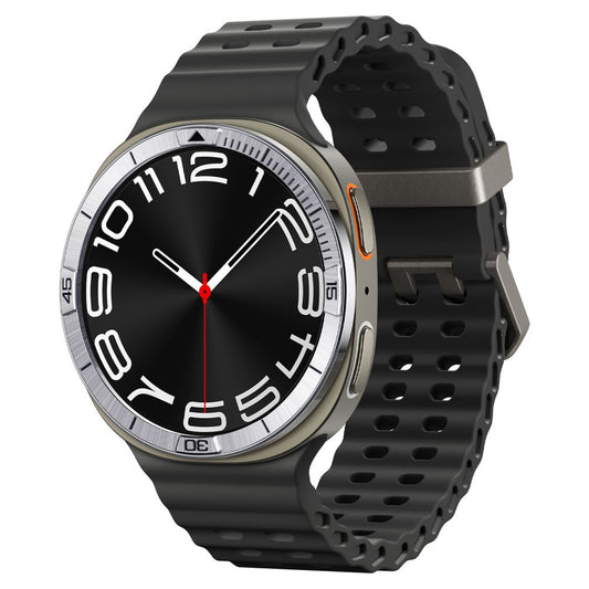 Spigen Tune Pilot védőkeret Samsung Galaxy Watch8 44mm-hez, Ezüst
