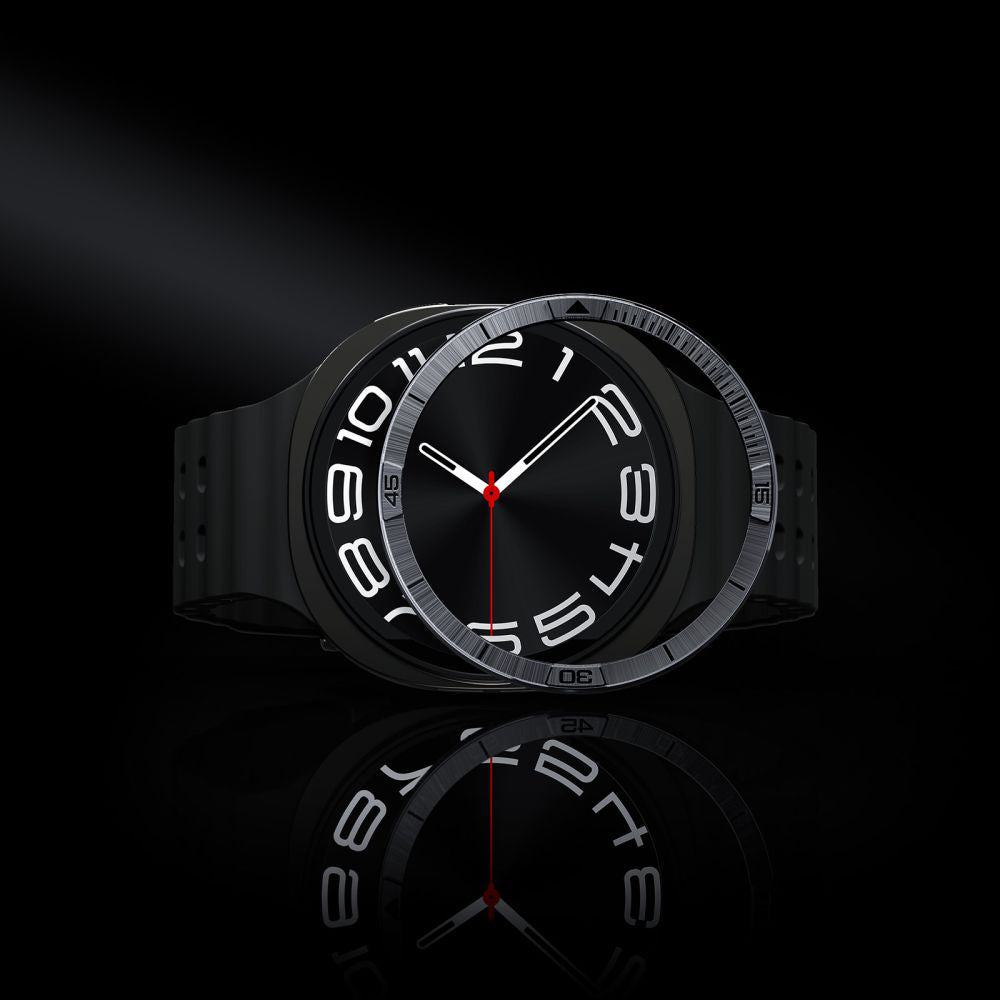 Spigen Tune Pilot védőkeret Samsung Galaxy Watch8 44mm-hez, ezüst ACS10009