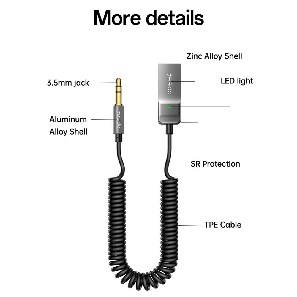 Yesido YAU82 Bluetooth vevő