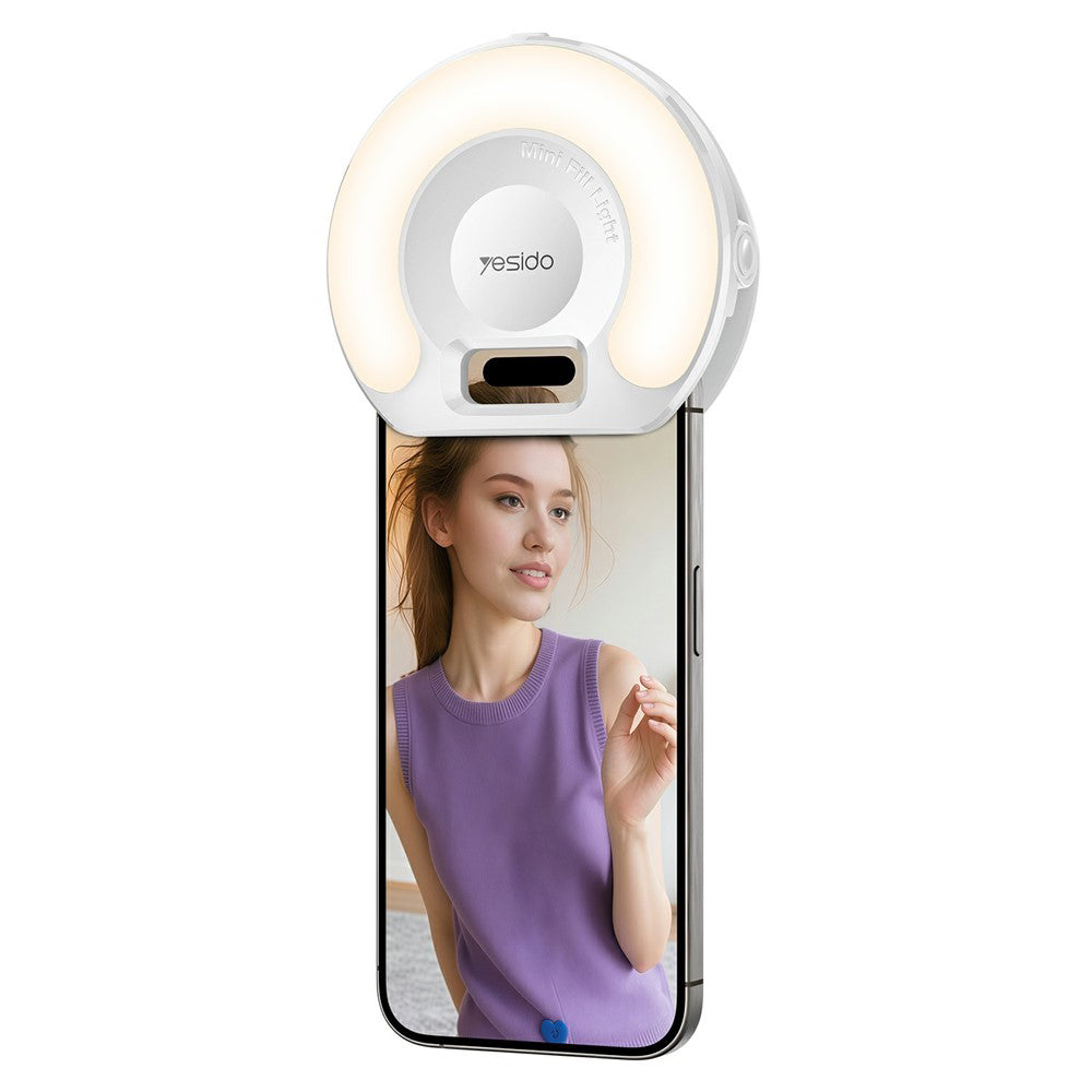 Selfie Light Yesido DH13, Univerzális, Fehér