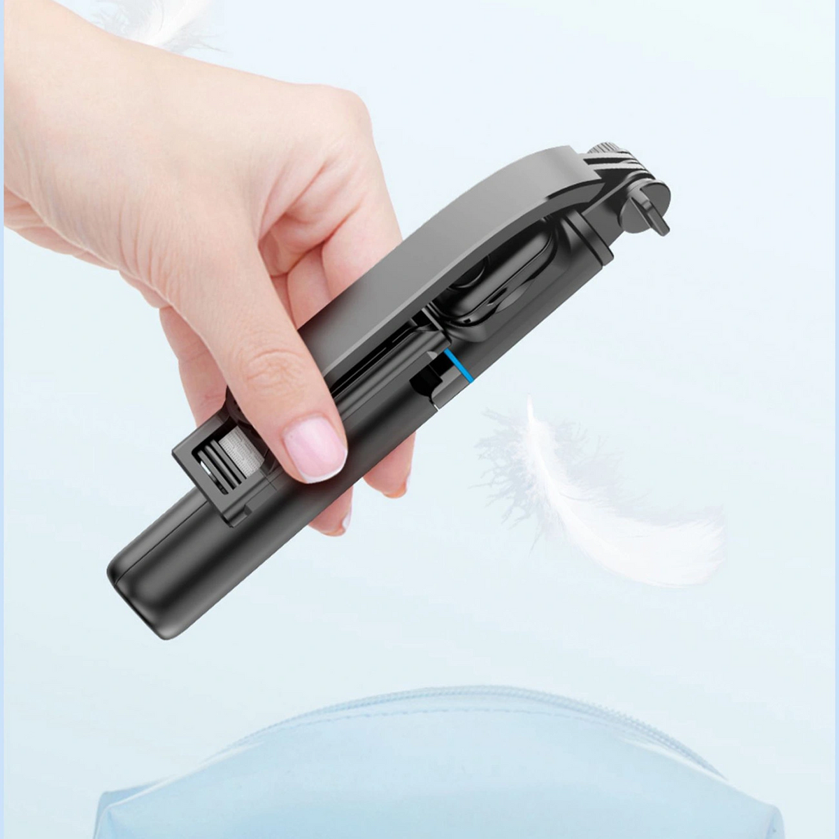 Selfie Stick Bluetooth Dudao F18S 4in1, Univerzális, Fekete