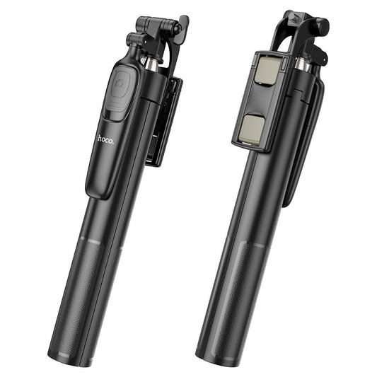 Selfie Stick Bluetooth HOCO K19 Soul élő adás, univerzális, fekete