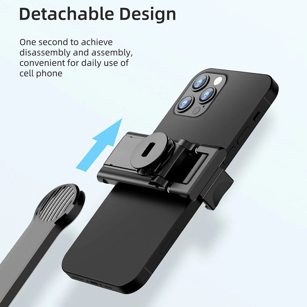 Selfie Stick Bluetooth Techsuit C01, Univerzális, Fekete