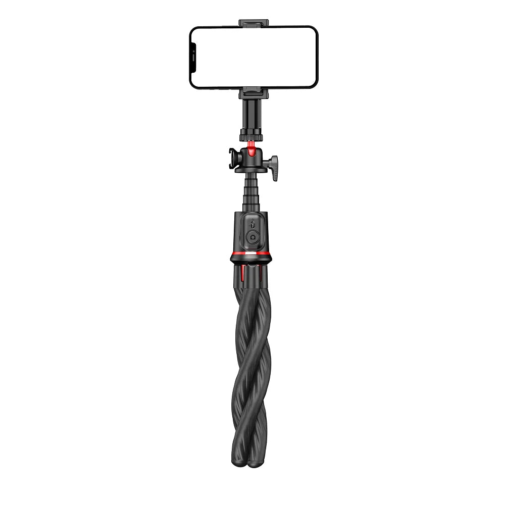 Selfie Stick Bluetooth Techsuit C03, Univerzális, Fekete