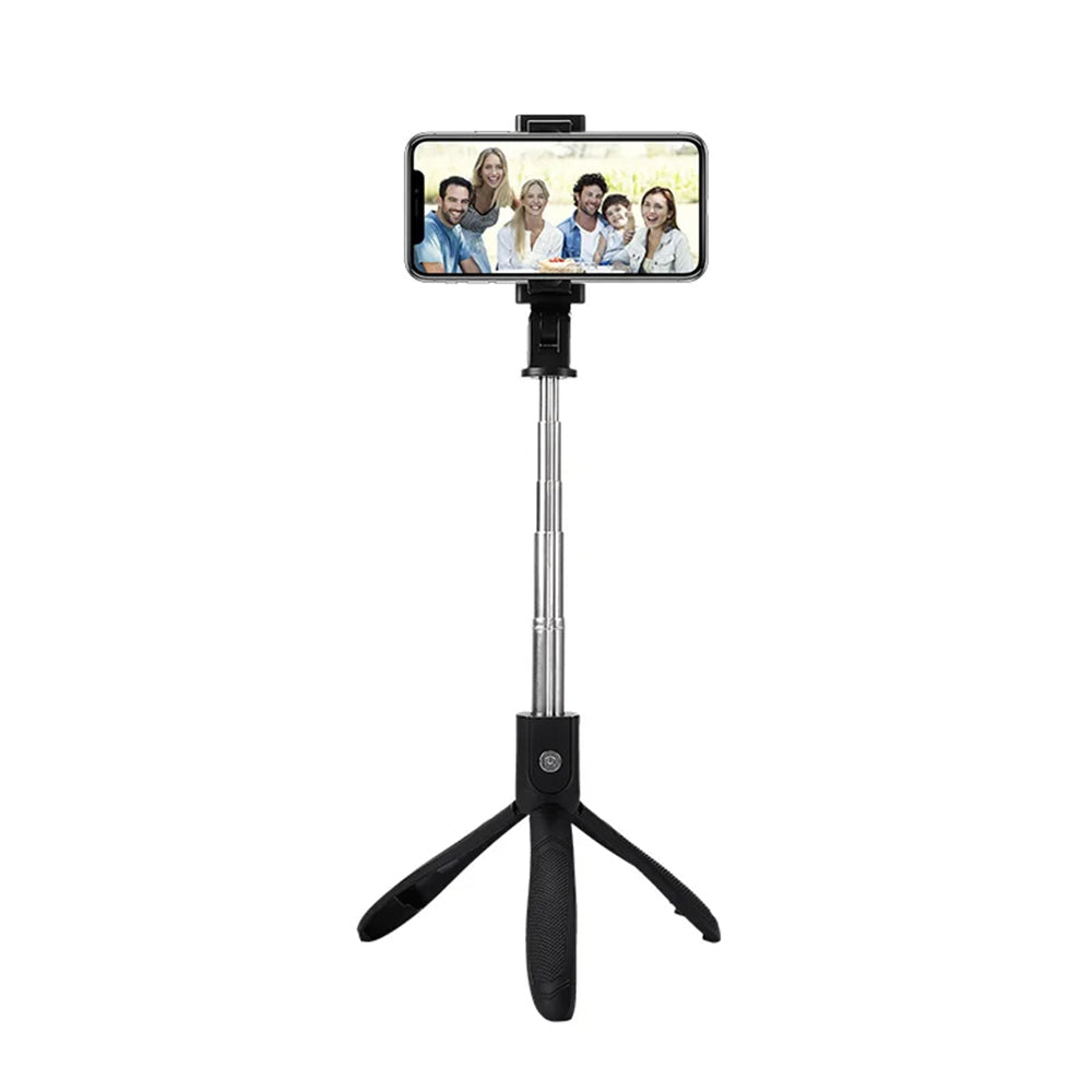Selfie Stick Bluetooth Techsuit K06, Univerzális, Fekete