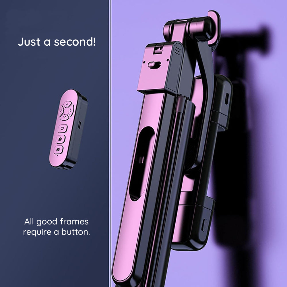 Selfie Stick Bluetooth Techsuit K30S, Univerzális, Fekete