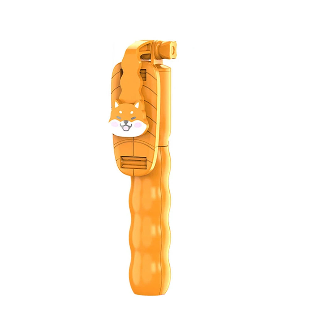 Selfie Stick Bluetooth Techsuit KT01, Univerzális, Narancssárga
