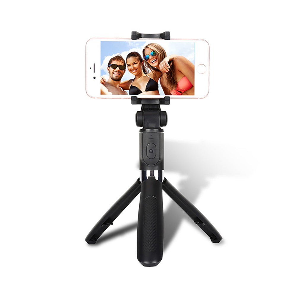 Selfie Stick Bluetooth Techsuit L01s, Univerzális, Fekete