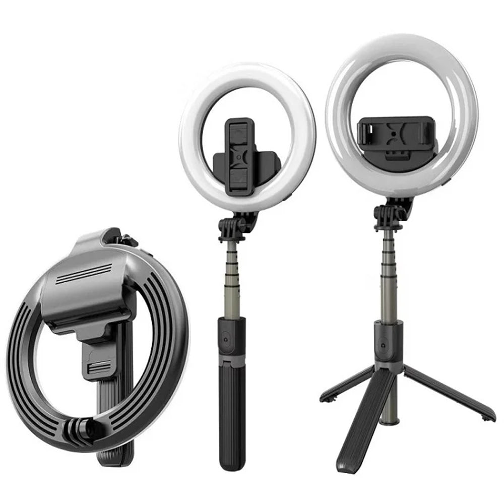 Selfie Stick Bluetooth Techsuit L07, Univerzális, Fekete