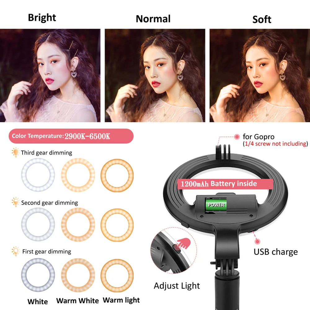 Selfie Stick Bluetooth Techsuit L07, Univerzális, Fekete