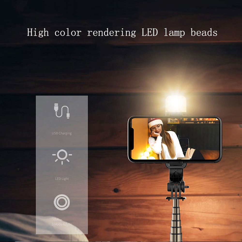 Selfie Stick Bluetooth Techsuit L11s, Univerzális, Fekete