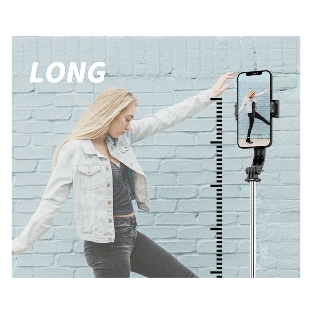Selfie Stick Bluetooth Techsuit L13, Univerzális, Fekete