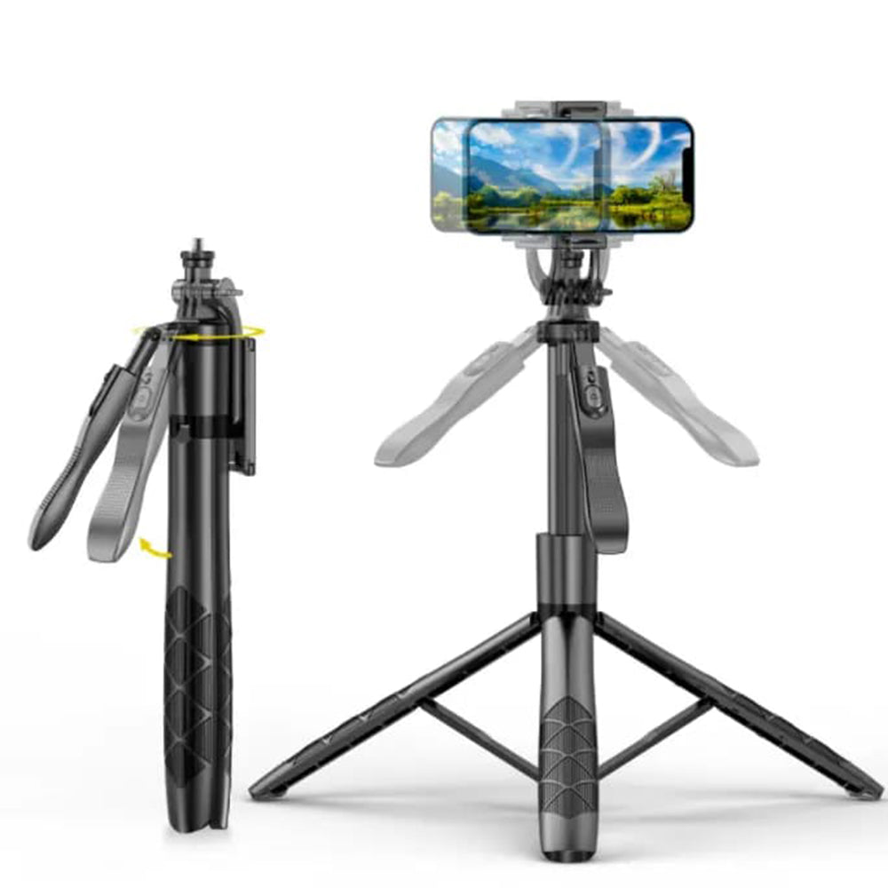 Selfie Stick Bluetooth Techsuit L16, Univerzális, Fekete
