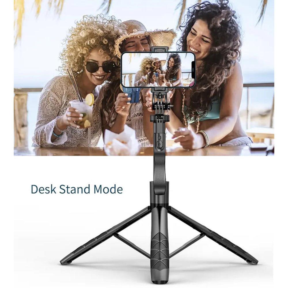 Selfie Stick Bluetooth Techsuit L16, Univerzális, Fekete