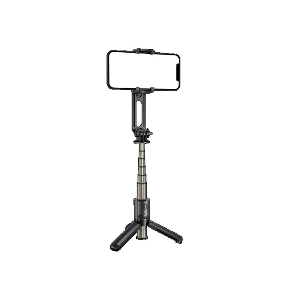 Selfie Stick Bluetooth Techsuit L18Mini, Univerzális, Fekete
