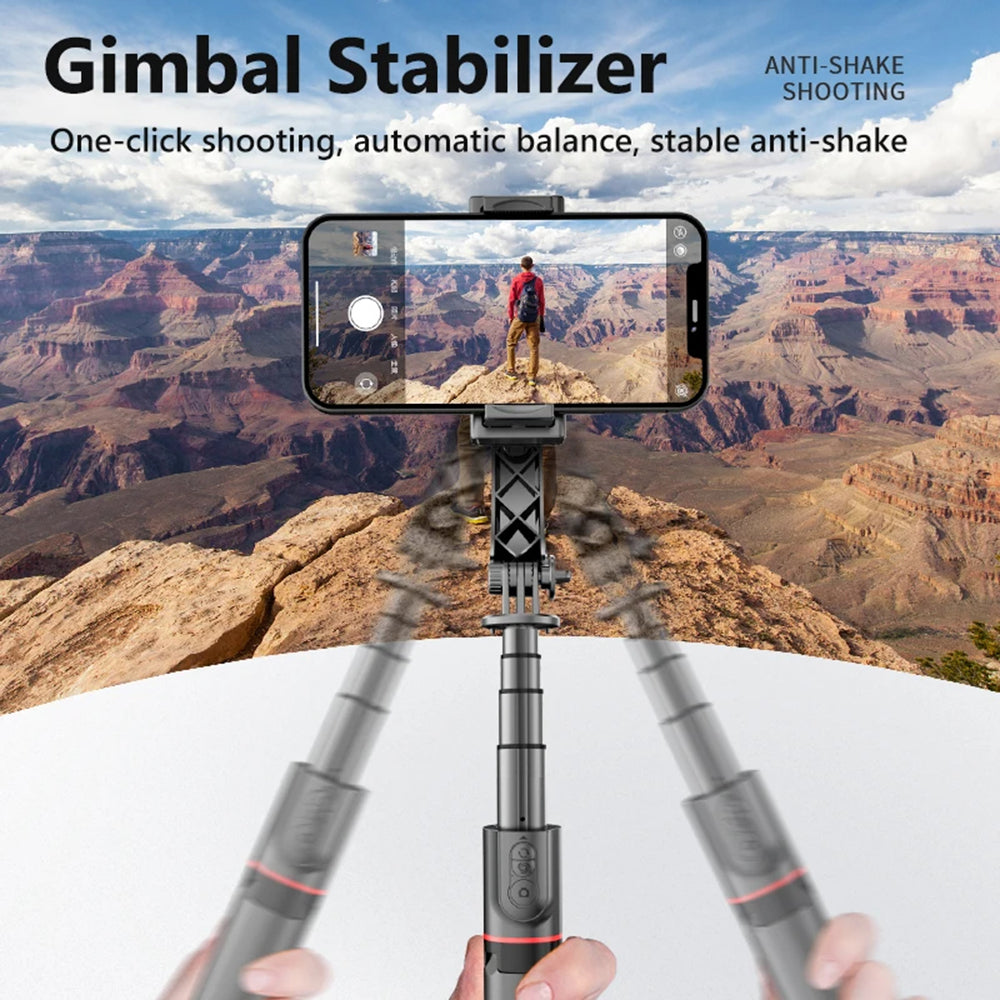 Selfie Stick Bluetooth Techsuit L19, Univerzális, Fekete