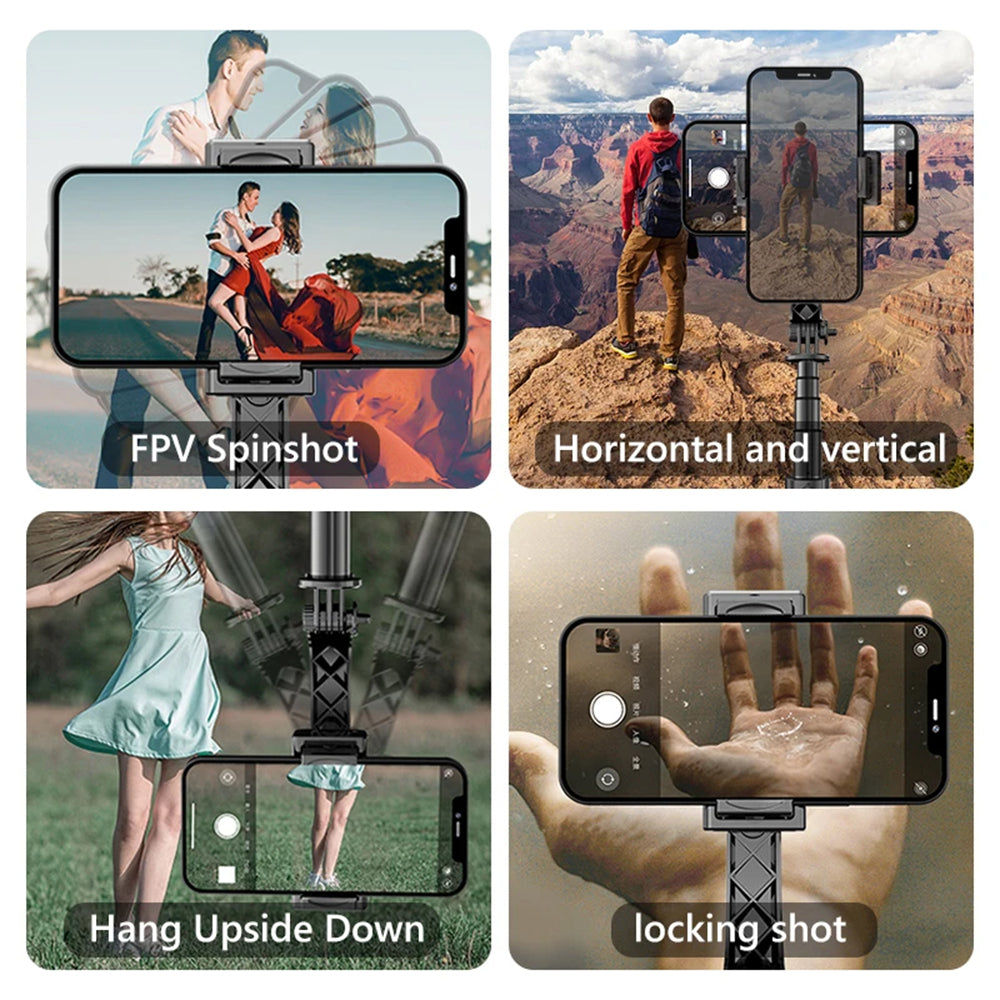 Selfie Stick Bluetooth Techsuit L19, Univerzális, Fekete