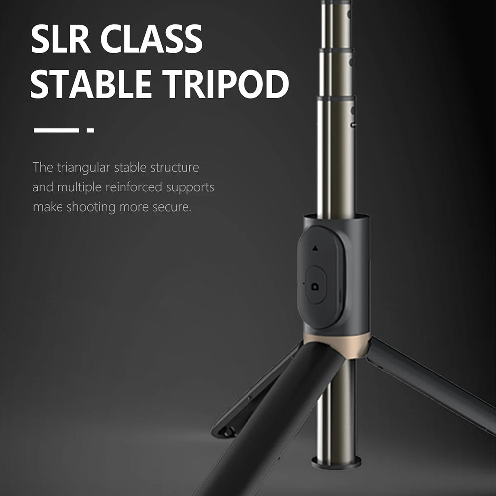 Selfie Stick Bluetooth Techsuit Q03s, Univerzális, Fekete
