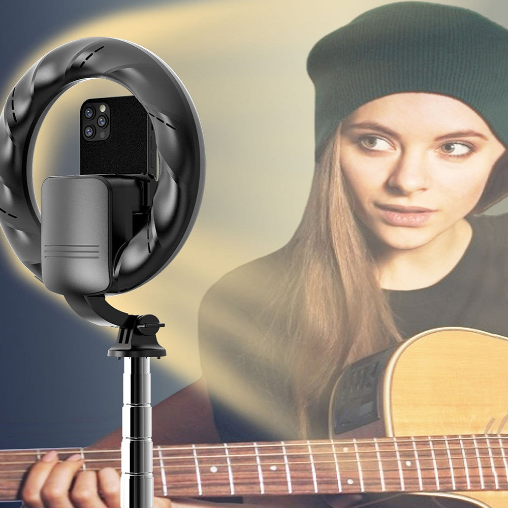 Selfie Stick Bluetooth Techsuit Q05s, Univerzális, Fekete