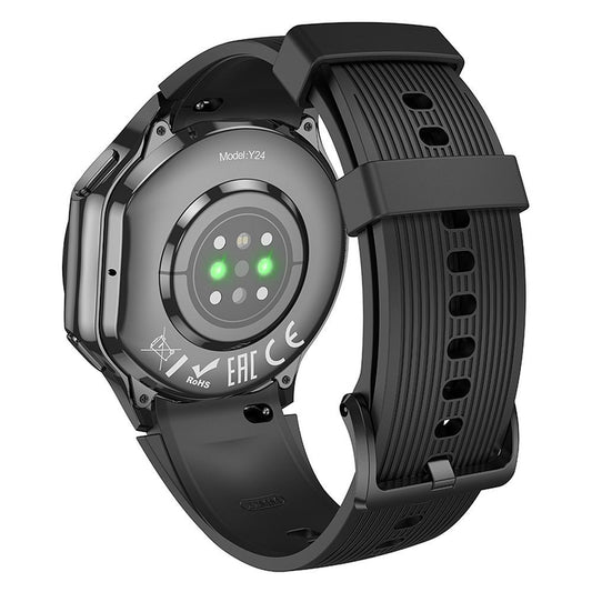 Smartwatch HOCO Y24 Call, Fekete