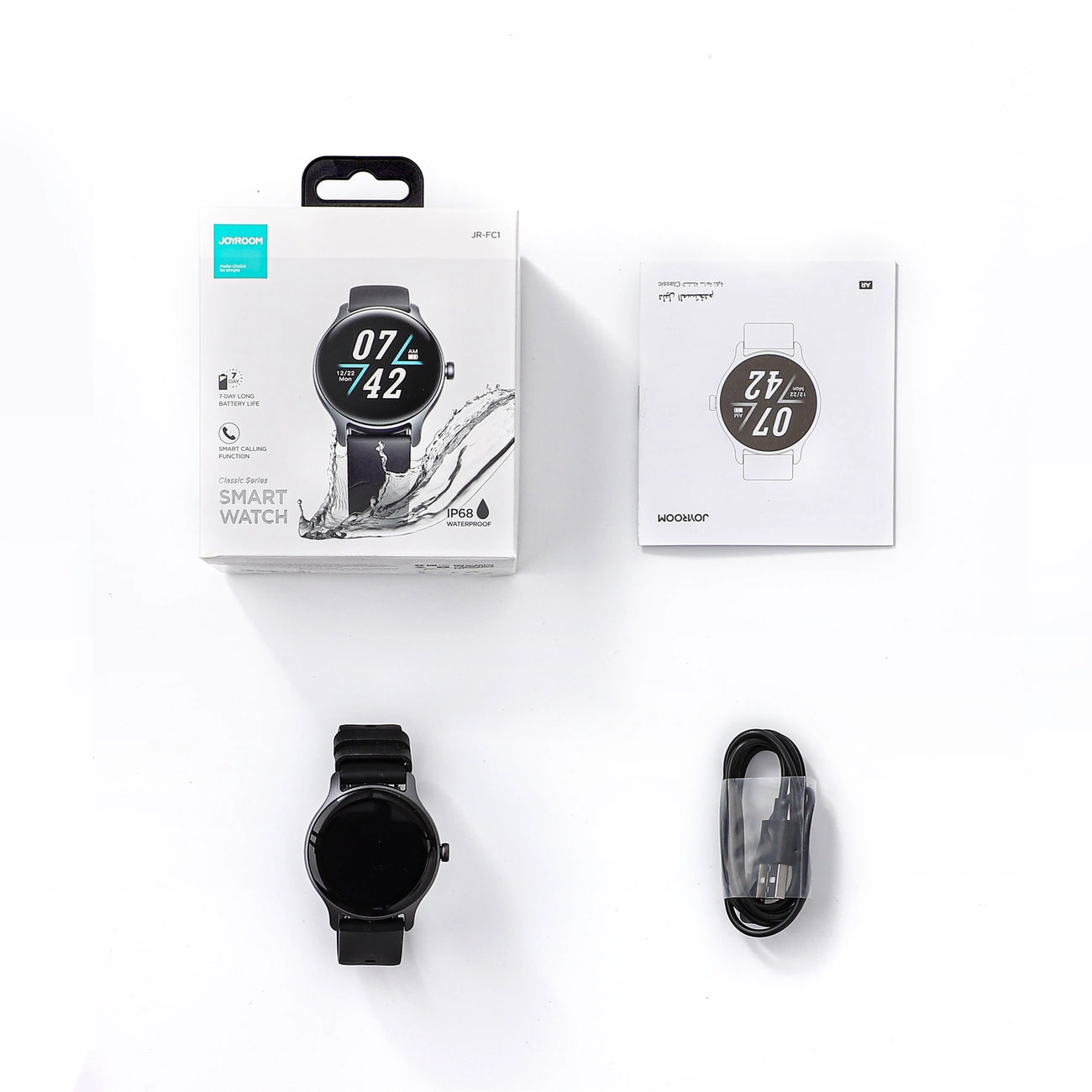 Smartwatch Joyroom JR-FC1 Call, Szürke