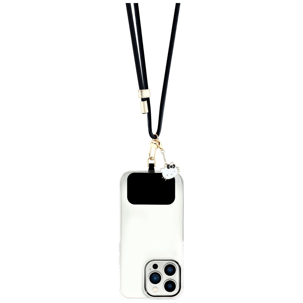 Hello Kitty Crossbody telefonzsinór, fekete