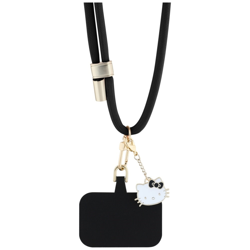 Hello Kitty Crossbody telefonzsinór, fekete