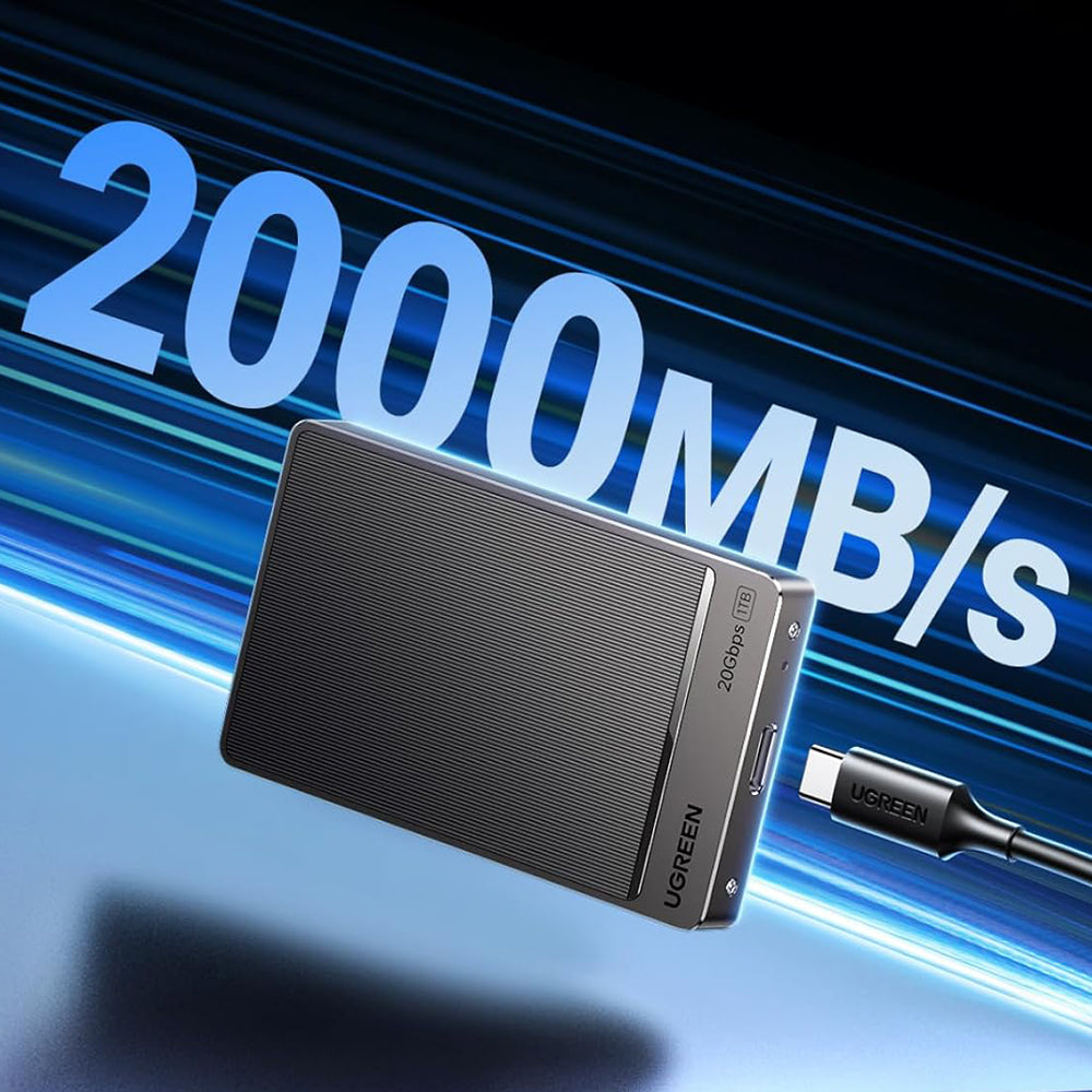 Solid State Drive (Külső SSD) UGREEN 35270, 1TB, Szürke