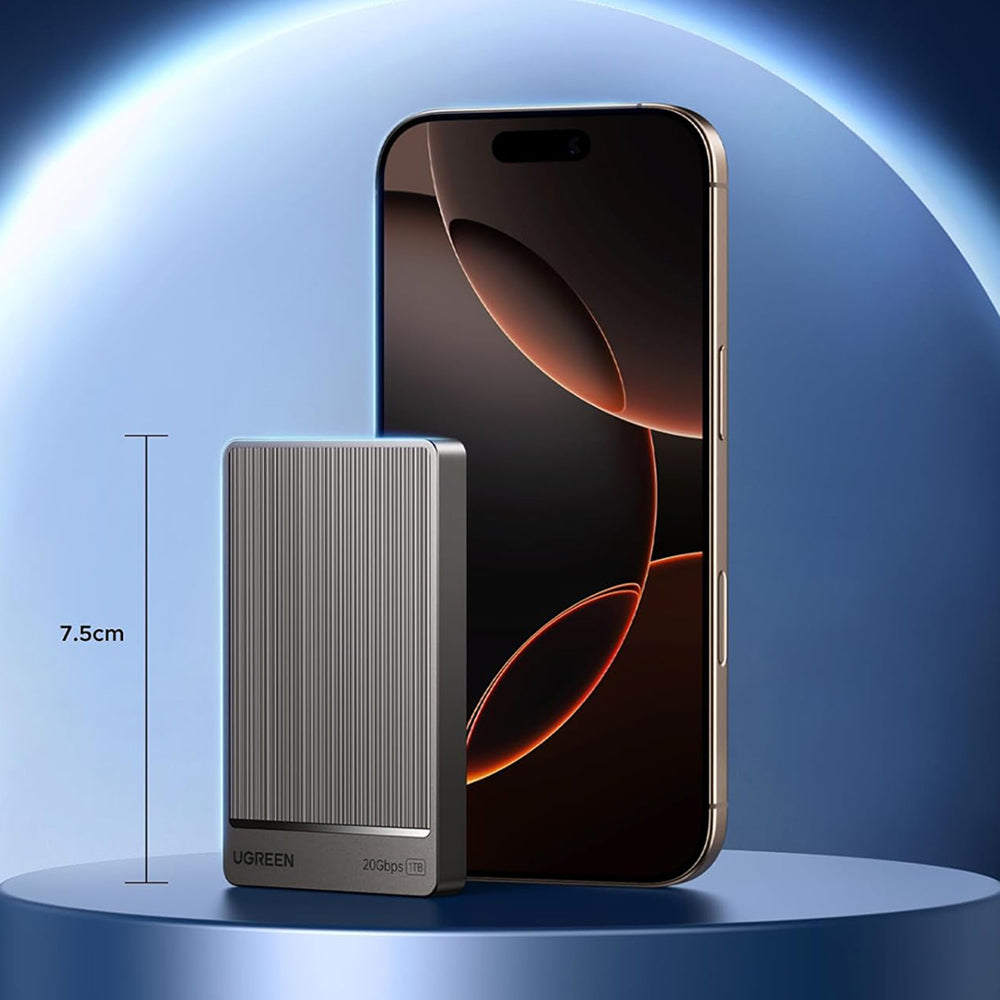 Solid State Drive (Külső SSD) UGREEN 35270, 1TB, Szürke