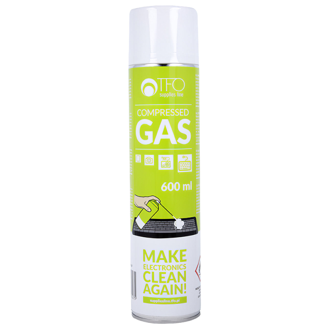 TFO sűrített levegős spray, 600ml
