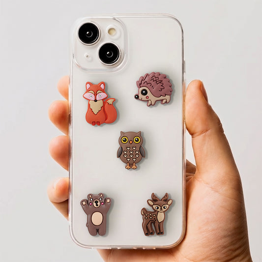 3D OEM Forest matrica telefon/táblagép tokhoz, 5 darabos készlet, többszínű