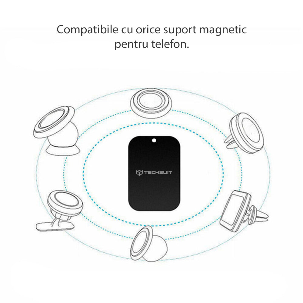 Techsuit MP03 2in1 Fém Matrica, Fekete