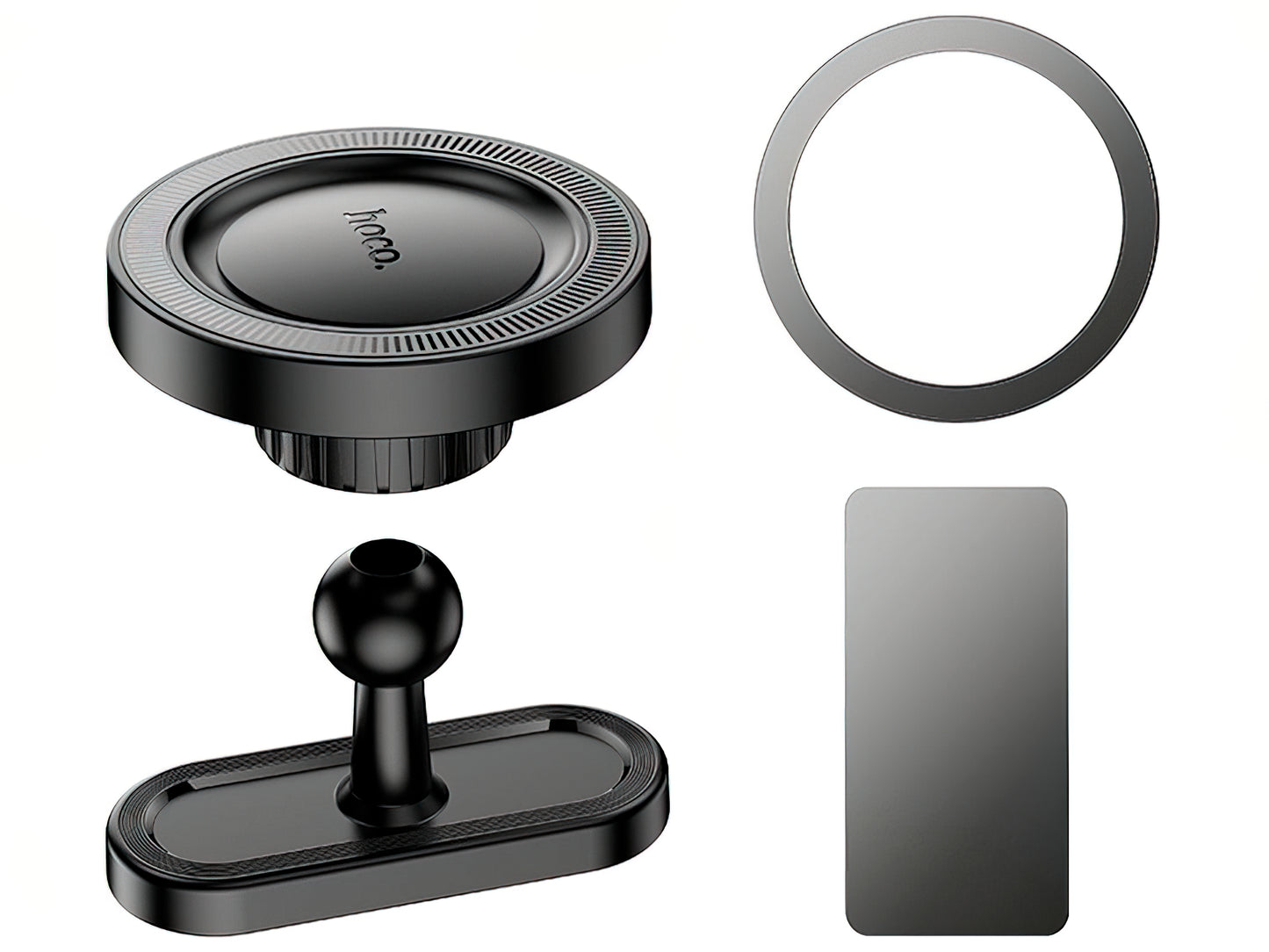 HOCO H58 Mágneses Autós Tartó, 4.5 inch - 7 inch, Fekete