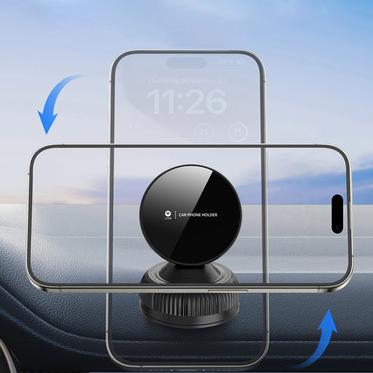 Lito LT-W12 Universal Magnetic Car Holder, Black