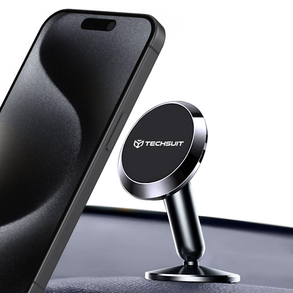 Mágneses Autós Tartó Techsuit S11, Univerzális, Fekete
