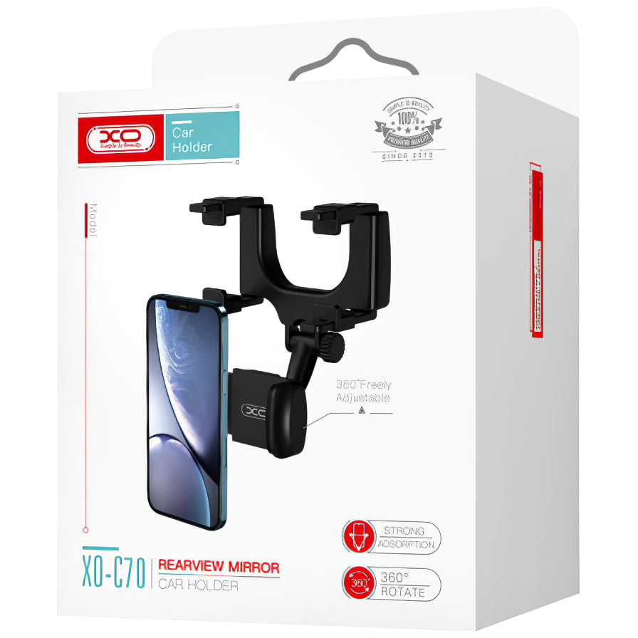 XO Design C70 autós tartó, univerzális, fekete