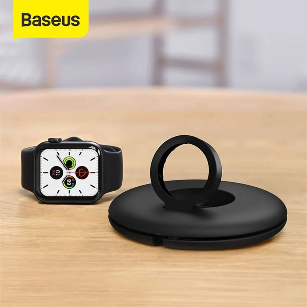 Baseus BS-W511R tartó Apple Watch Series vezeték nélküli töltőhöz, Fekete ACSLH-02