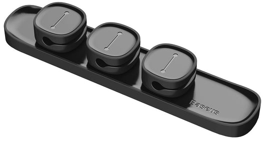 Kábelrendező Baseus Borsó, mágneses, fekete ACWDJ-01