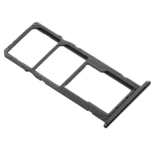 SIM-kártya tartó - Samsung Galaxy A11 A115 / M11 M115 kártya, Dual SIM, Fekete