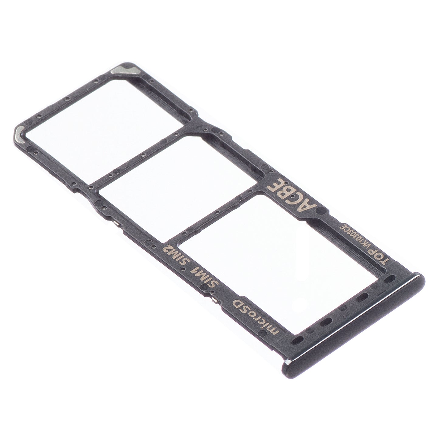 SIM-tartó - Samsung Galaxy A32 A325, fekete, szervizcsomag GH98-46409A