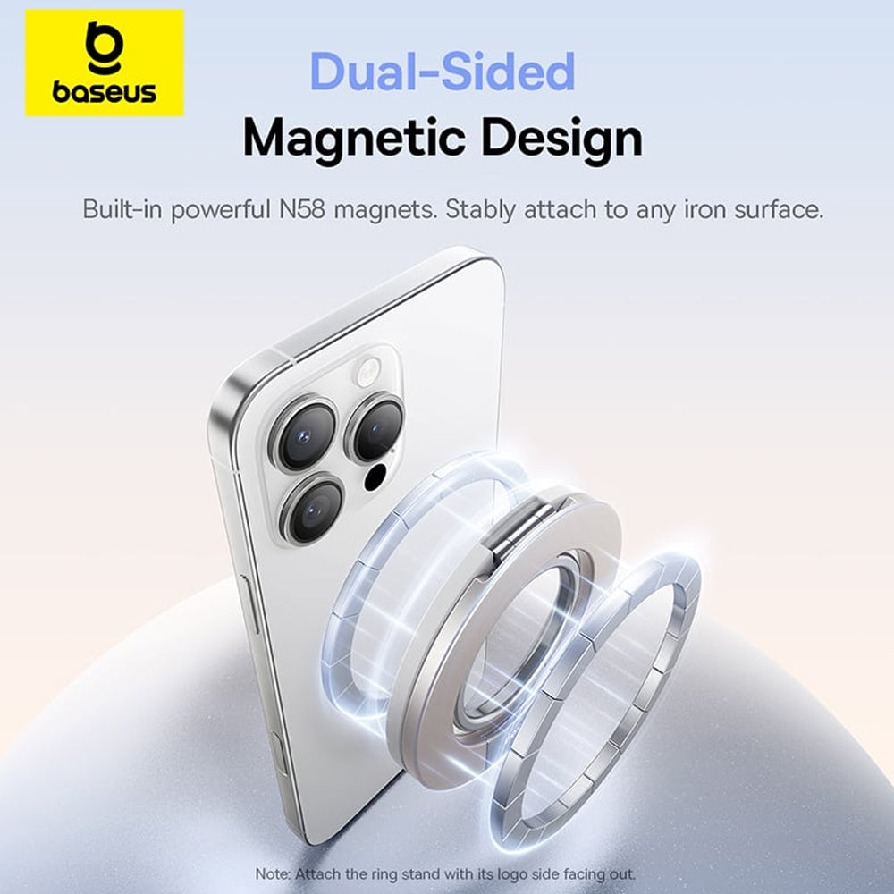 Baseus MagPro 3 univerzális fehér gyűrűtartó S0TY002131