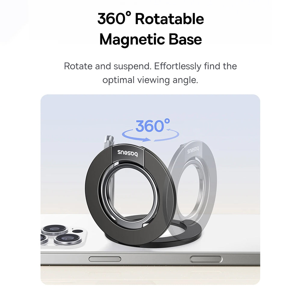Baseus MagPro 3 univerzális gyűrűtartó, fekete Z0004803
