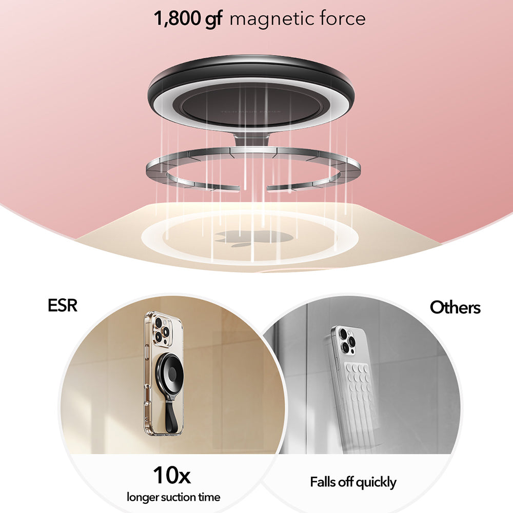 ESR HaloLock Gyűrűtartó, Fekete