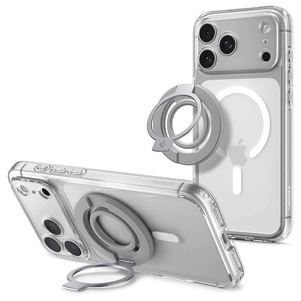 Spigen Dual Pop Mag S gyűrűtartó, univerzális, szürke AMP11736