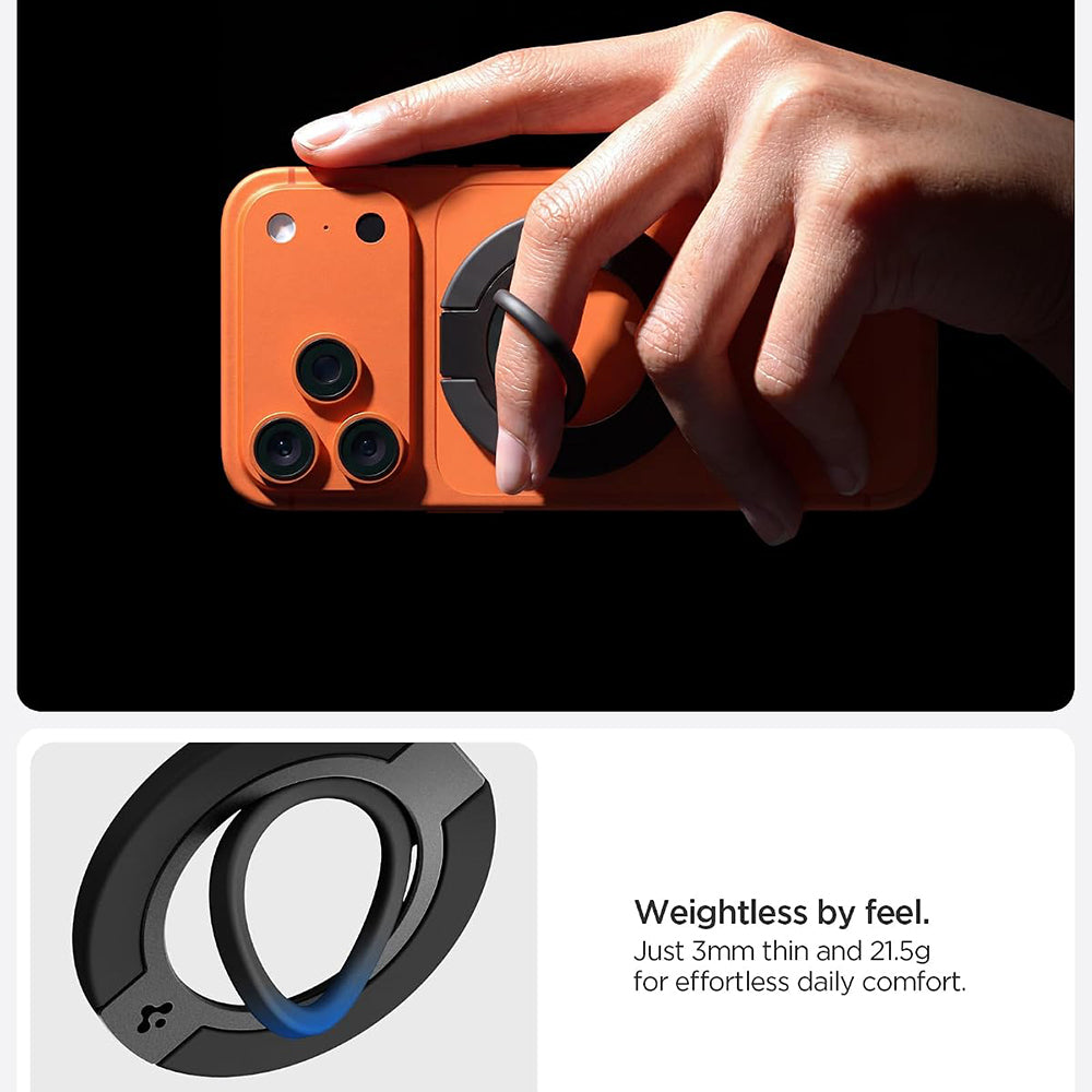 Spigen Dual Pop Mag S gyűrűtartó, univerzális, szürke AMP11736