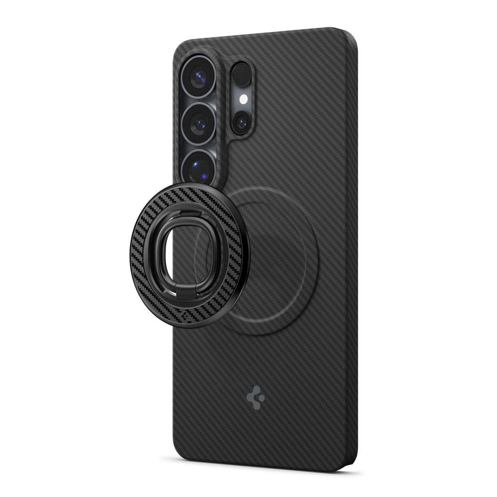 Spigen O-Mag OM106 Gyűrűtartó, Univerzális, Fekete AMP09334