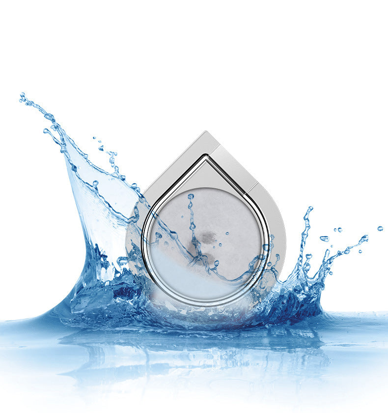 Techsuit Water Drop univerzális gyűrűtartó, fekete