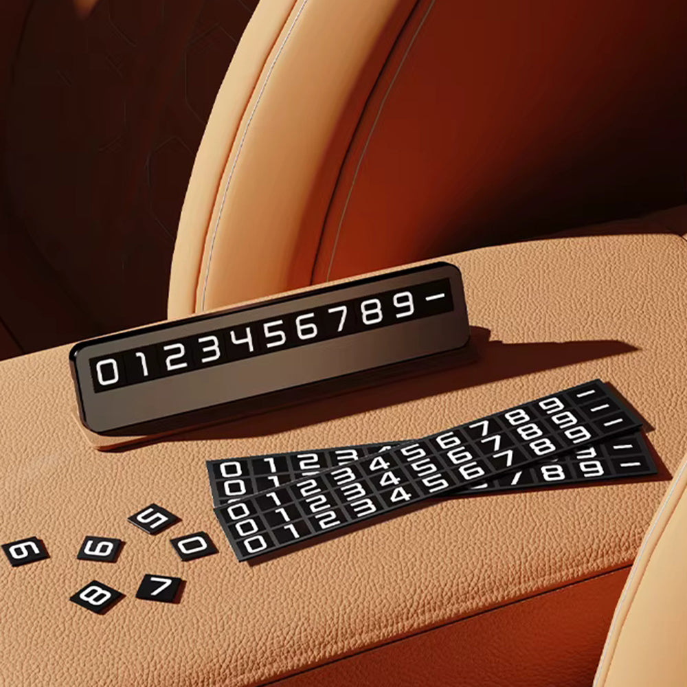 Techsuit DialCraft Autós Telefonszám Tartó
