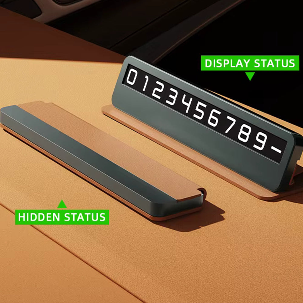 Techsuit DialCraft Autós Telefonszám Tartó